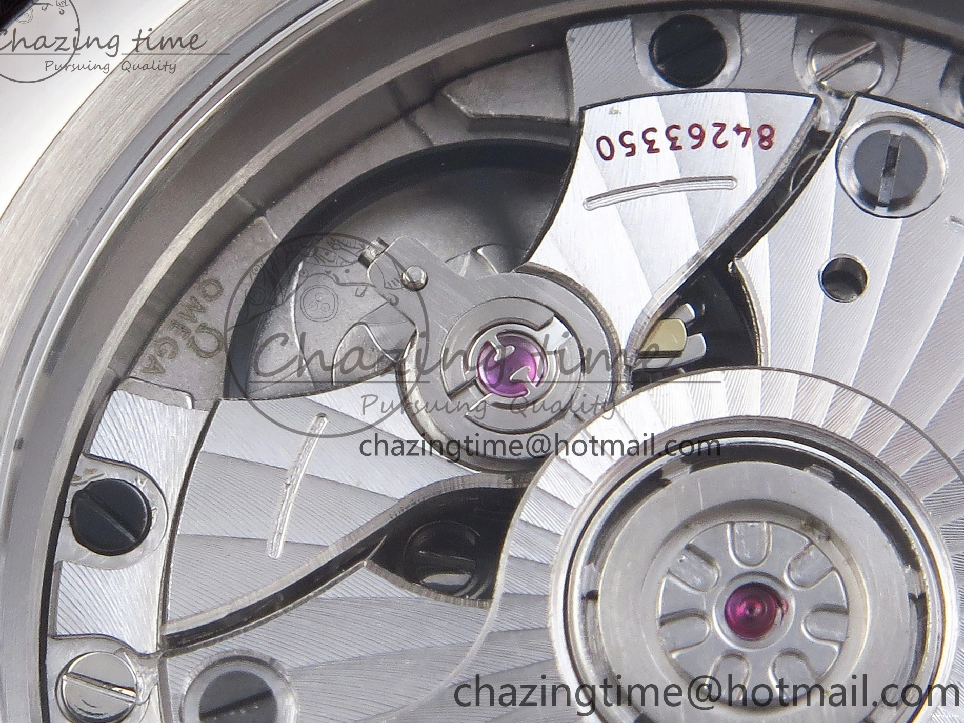 0415 De Ville Power Reserve YG MKF 1:1 Best Edition White Dial on Brown Leather Strap A WrinkleFree 7755